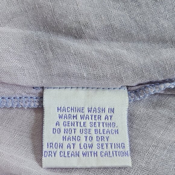 FairSet VTG Dress Women 10 SS Maxi Lined Floral Empir Waist Ties Flowy Cottage - Picture 11 of 16